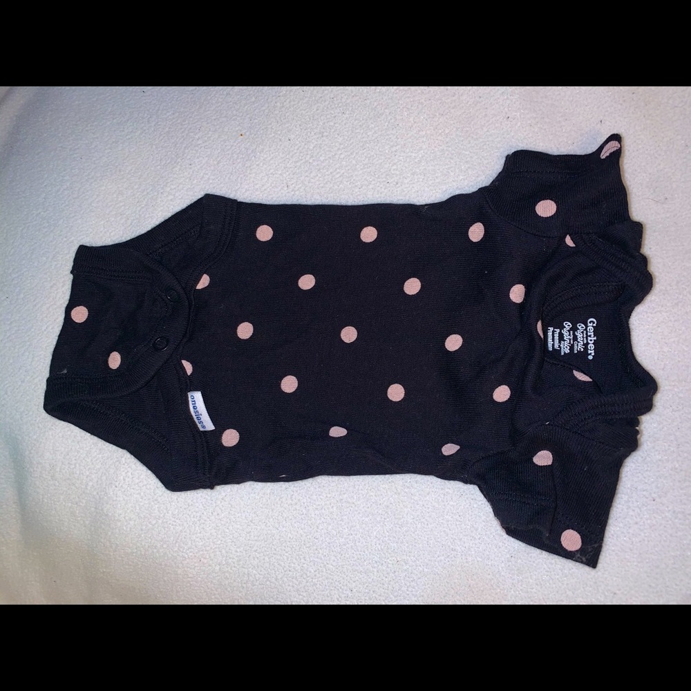 Preemie Short Sleeve Bodysuit